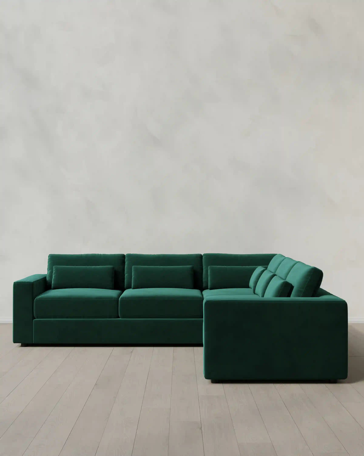 Ashford Deep Seat L Sectional in Performance Velvet