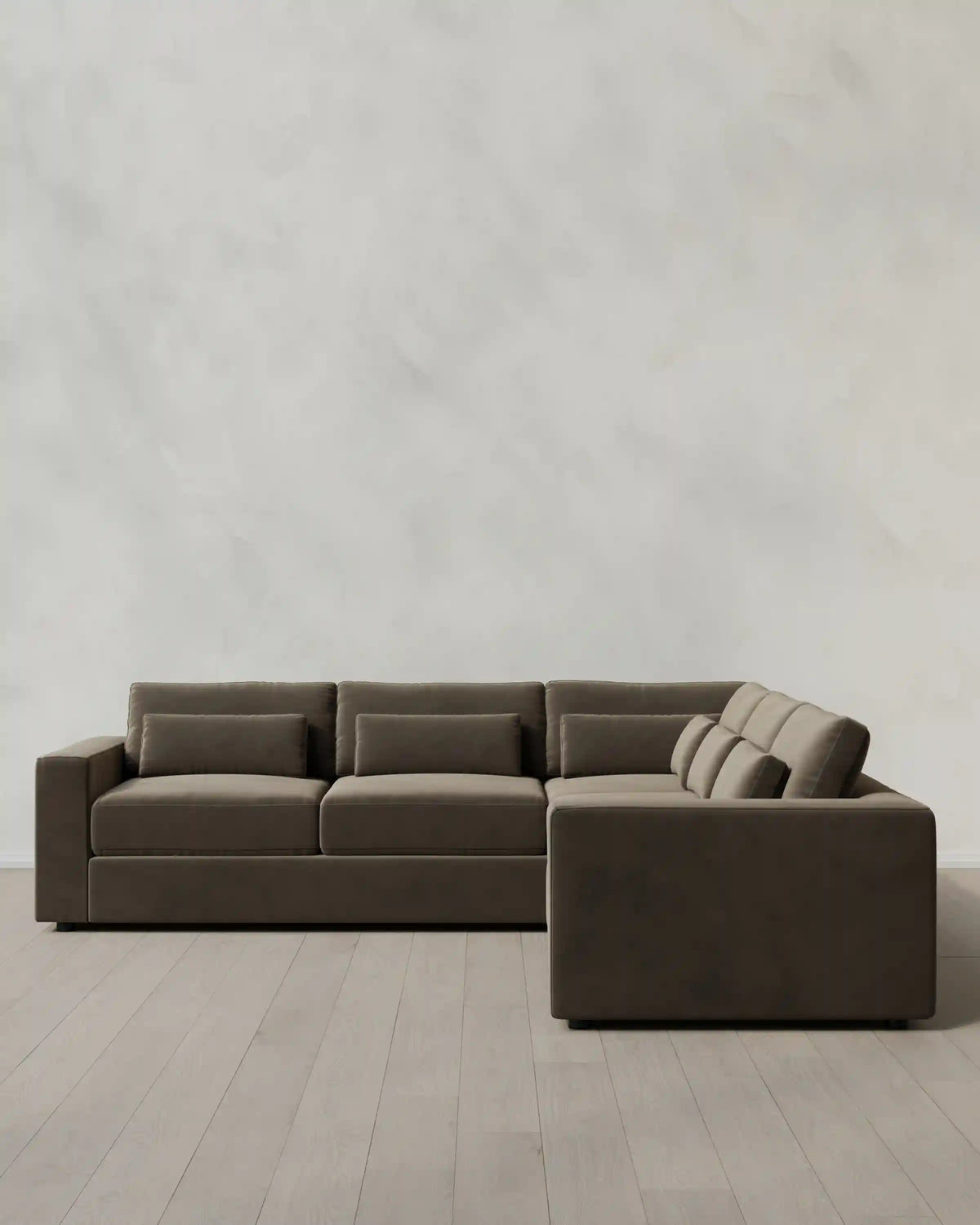 Ashford Deep Seat L Sectional in Performance Velvet