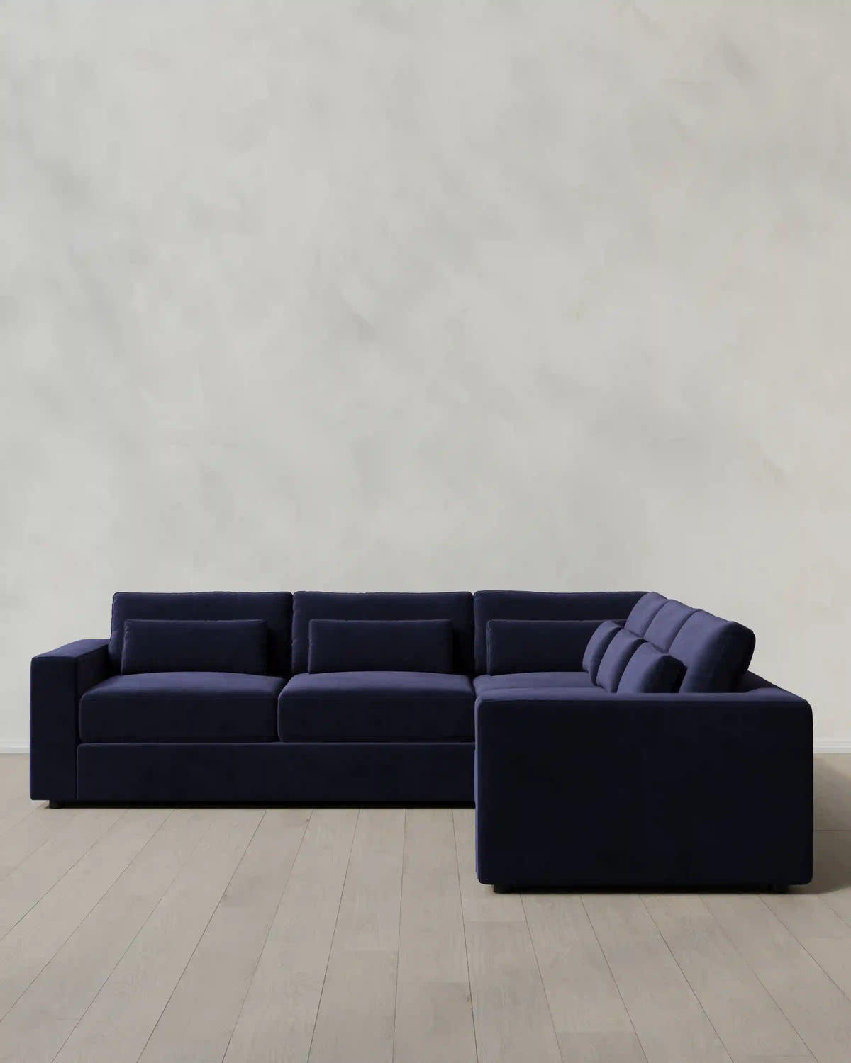 Ashford Deep Seat L Sectional in Performance Velvet