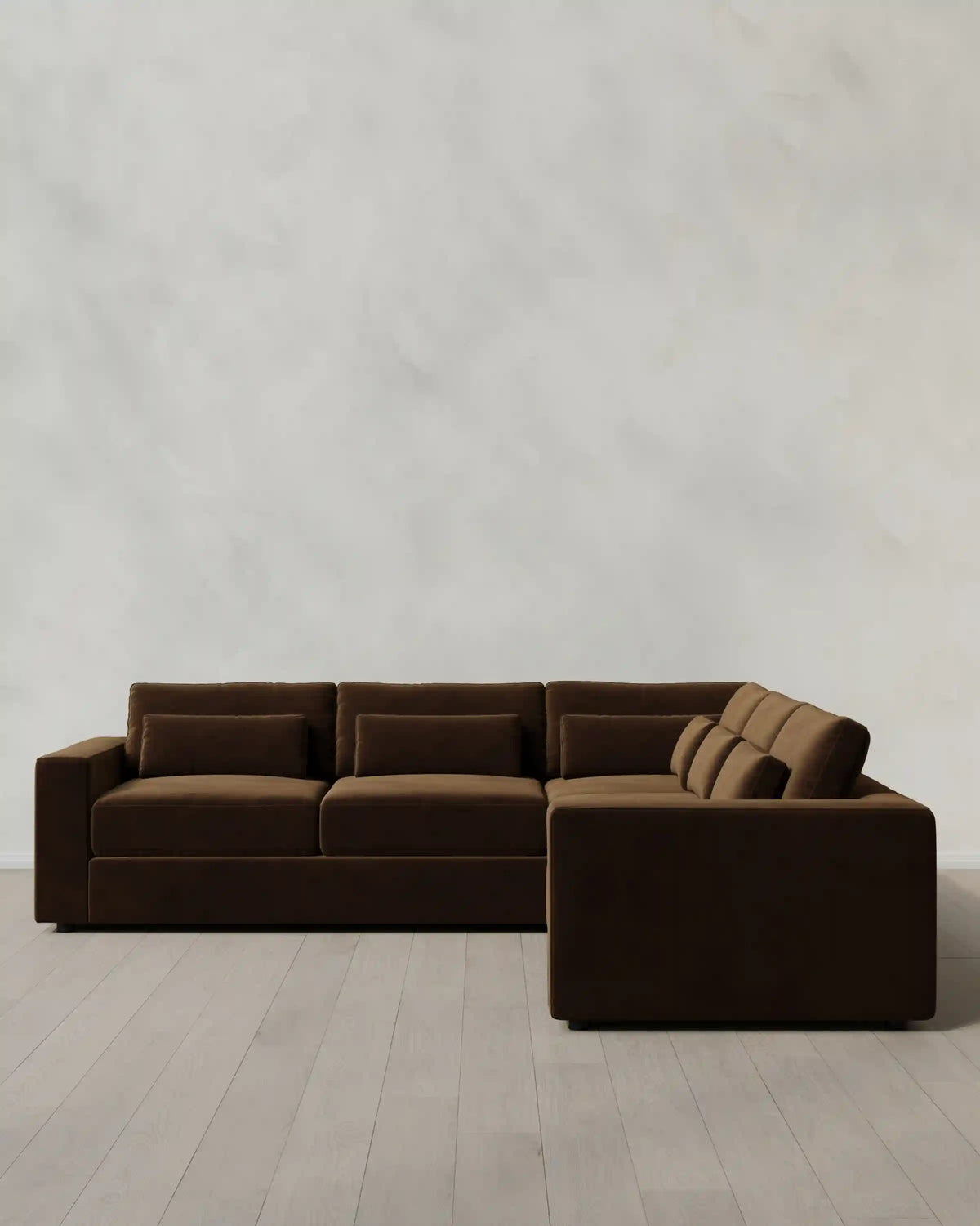 Ashford Deep Seat L Sectional in Performance Velvet