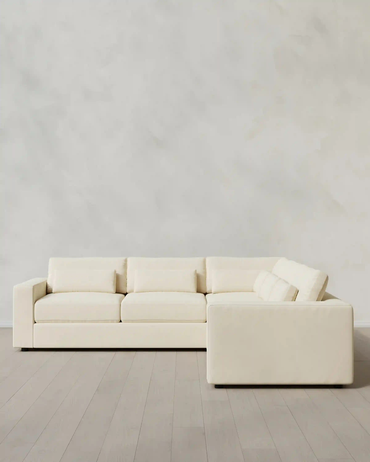 Ashford Deep Seat L Sectional in Performance Velvet