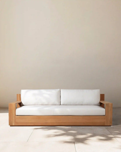 Solid Teak Outdoor Sofa