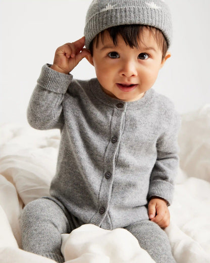 Washable Cashmere Beanie & Bootie Set