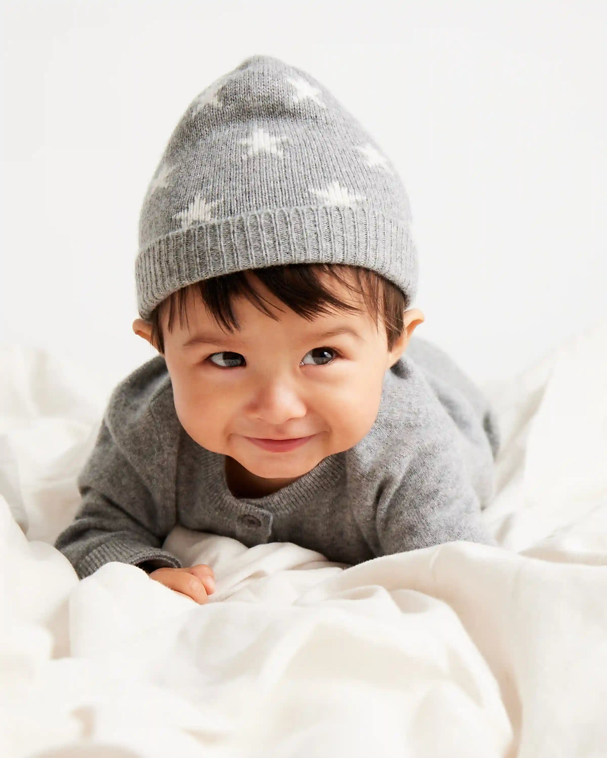 Washable Cashmere Beanie & Bootie Set
