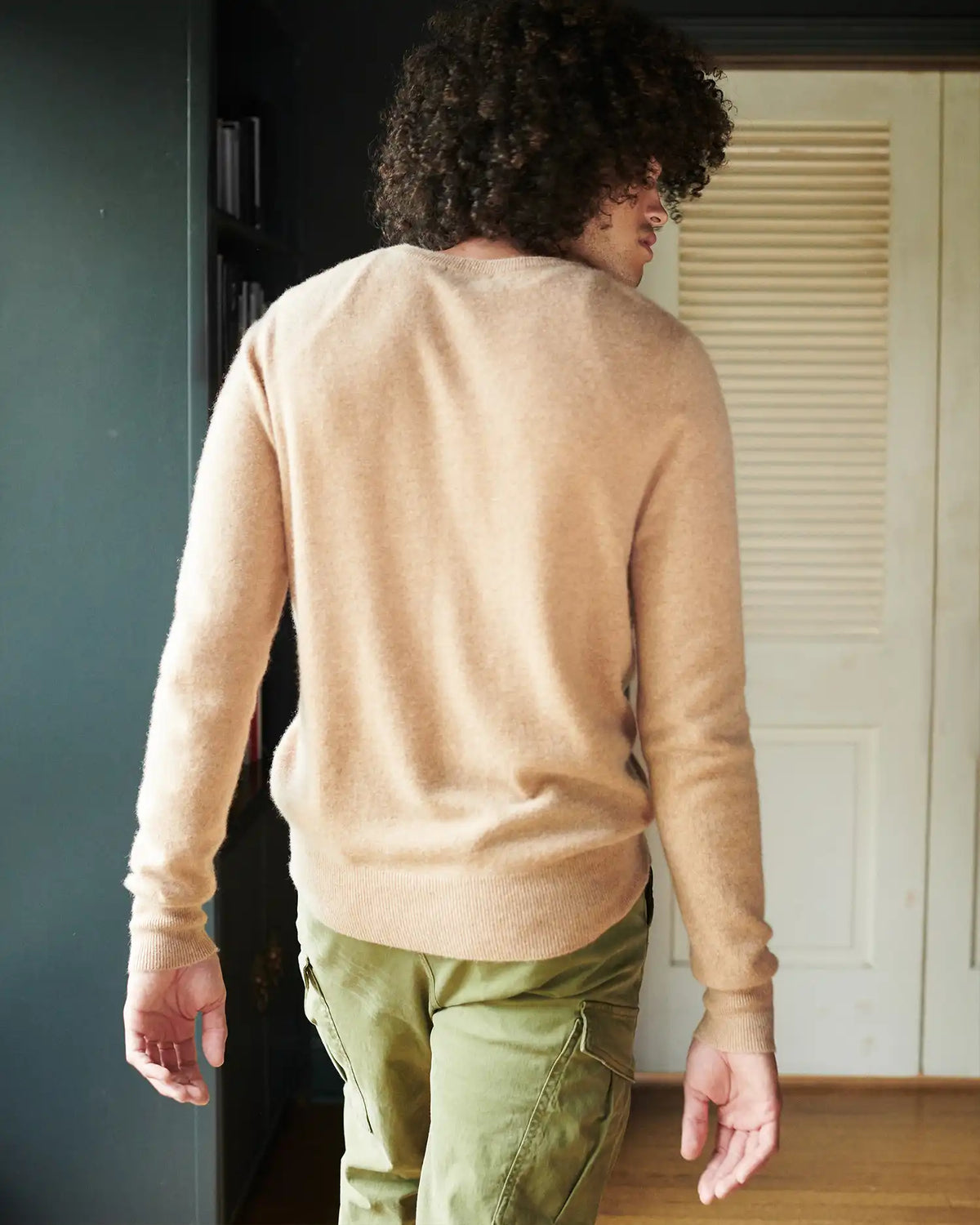 Mongolian Cashmere V-Neck Sweater