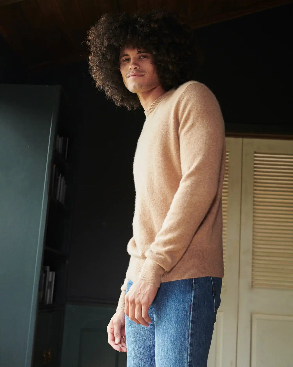 Mongolian Cashmere Crewneck Sweater
