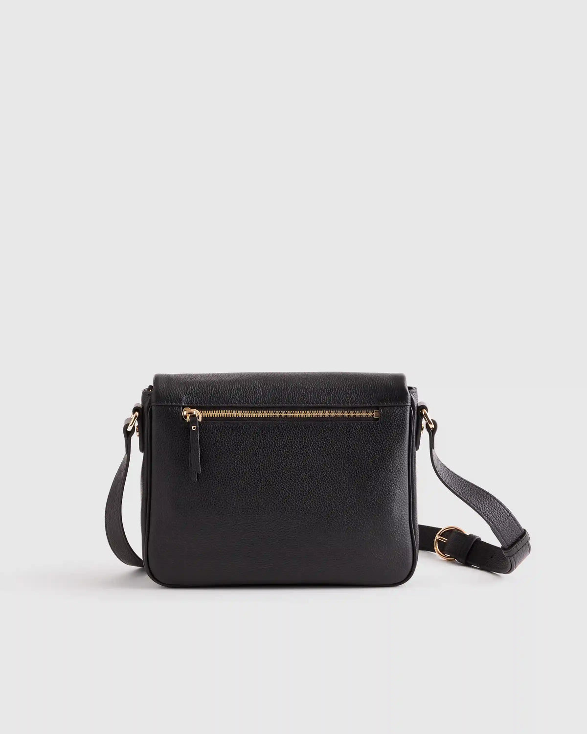 Italian Leather Foldover Crossbody