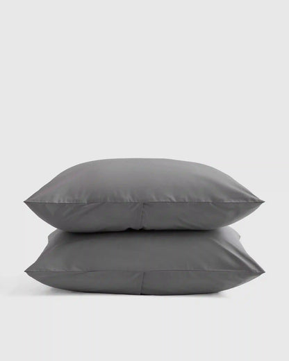 Organic Crisp Percale Sham Set
