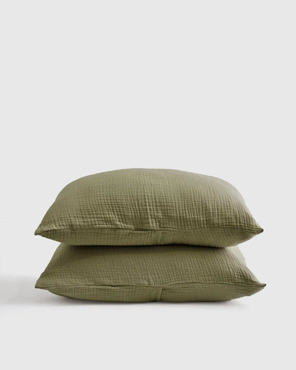 Organic Cotton Gauze Sham Set