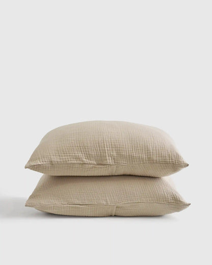 Organic Cotton Gauze Sham Set