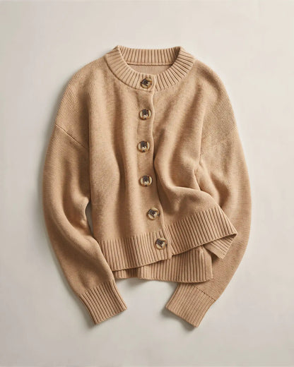 100% Organic Cotton Cropped Cardigan