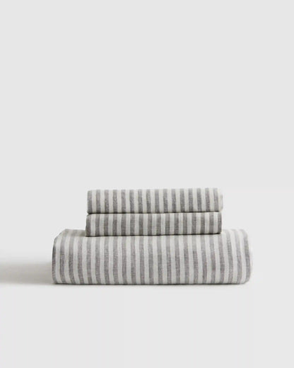 European Linen Fitted Sheet Set