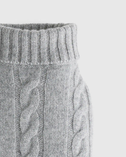 Mongolian Cashmere Cable Knit Dog Sweater