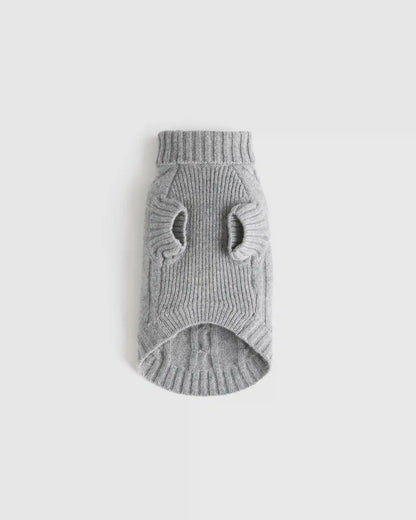 Mongolian Cashmere Cable Knit Dog Sweater
