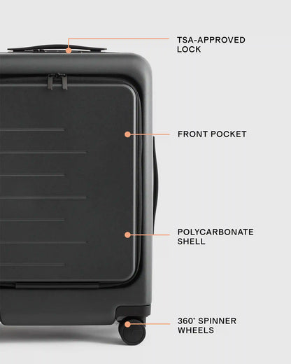 Front Pocket Carry-On Suitcase