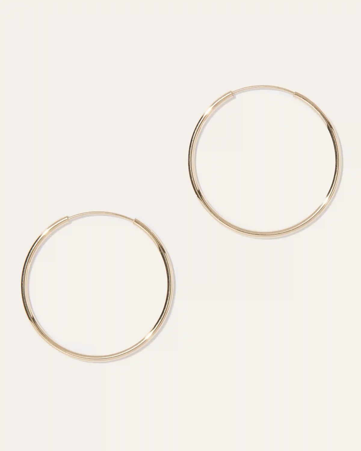 14K Gold Everyday Hoops