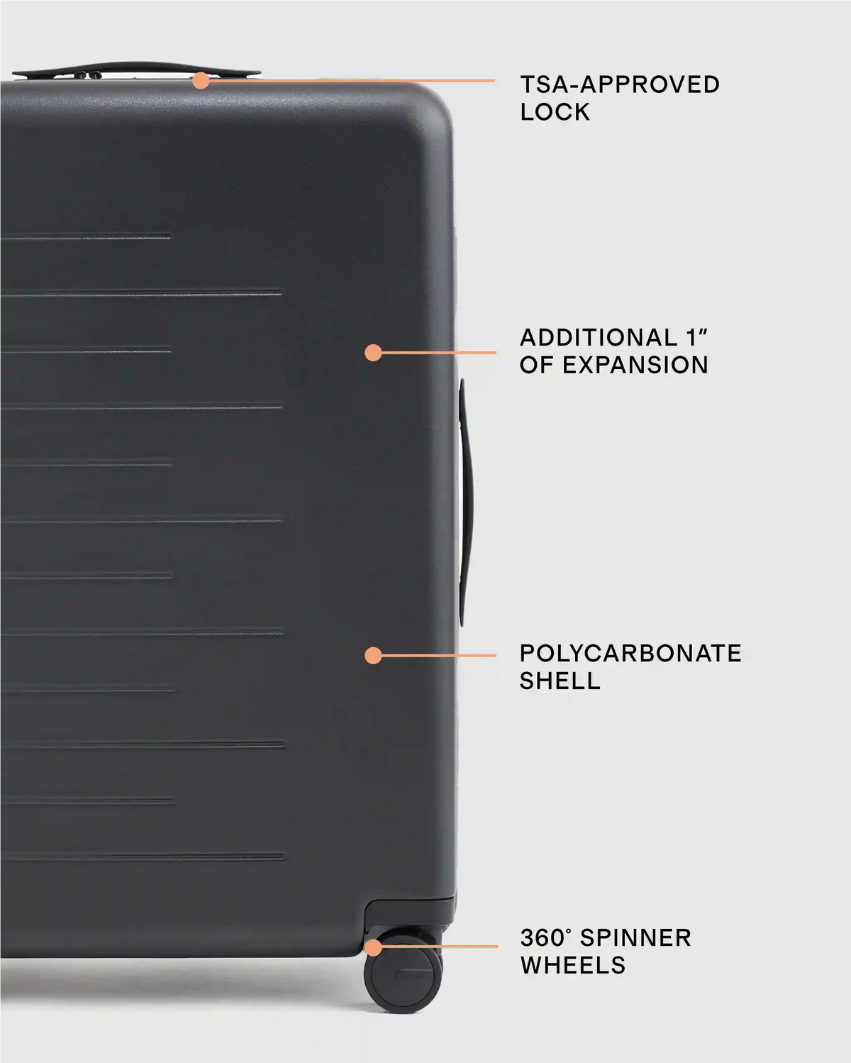 Expandable Large Check-In Suitcase