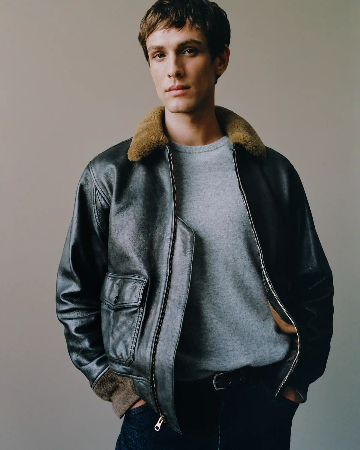 Mongolian Cashmere Crewneck Sweater