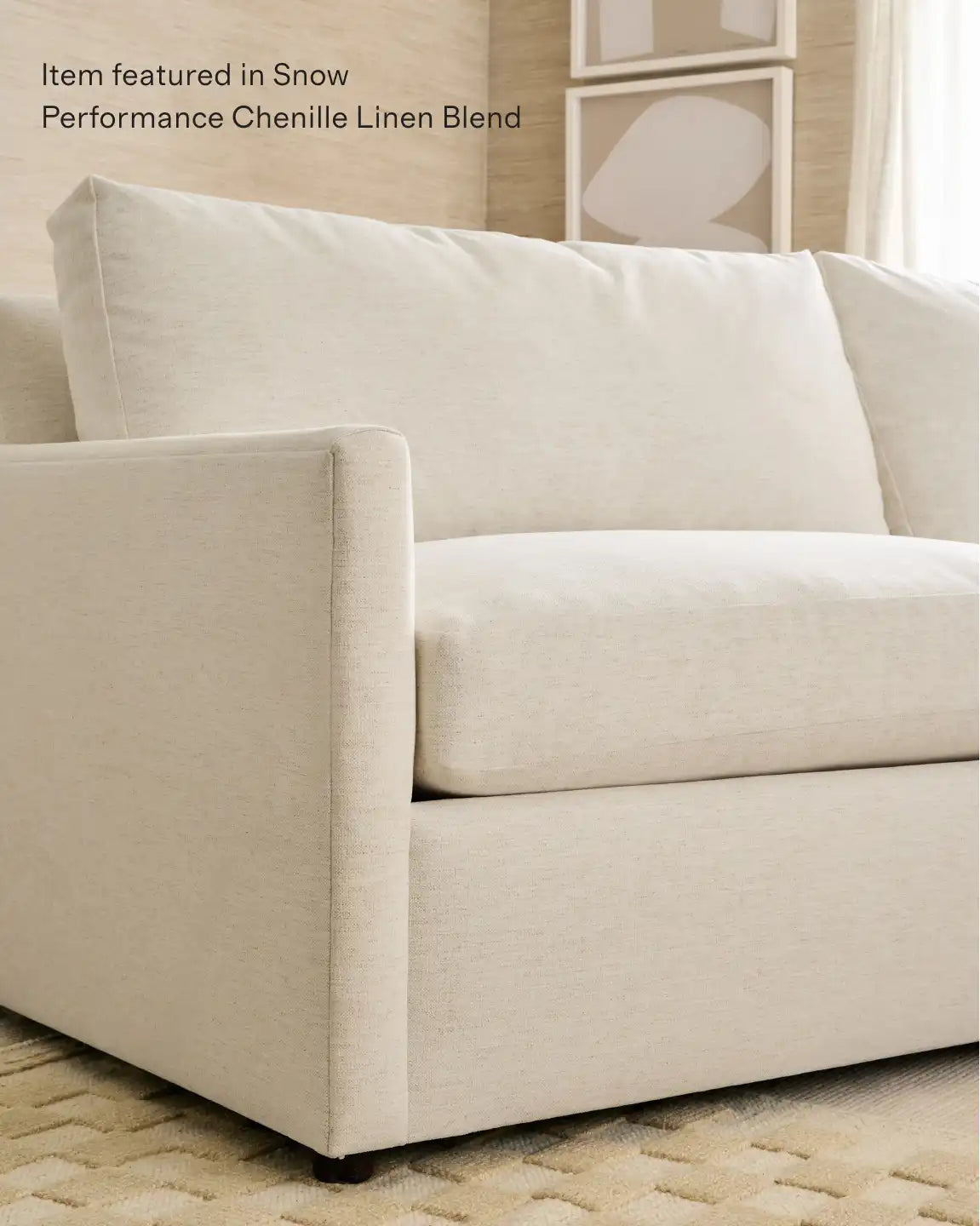 Brennan Sofa in Performance Basketweave