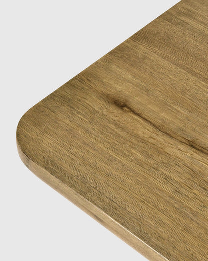 Rustic Oak Plinth Dining Table