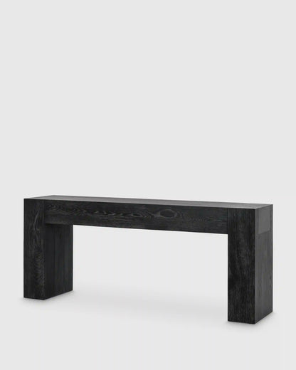 Reclaimed Oak Waterfall Console Table