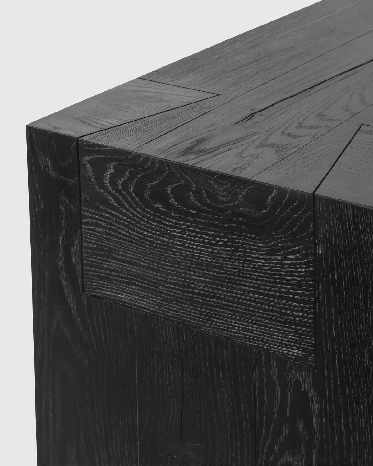 Reclaimed Oak Waterfall Console Table