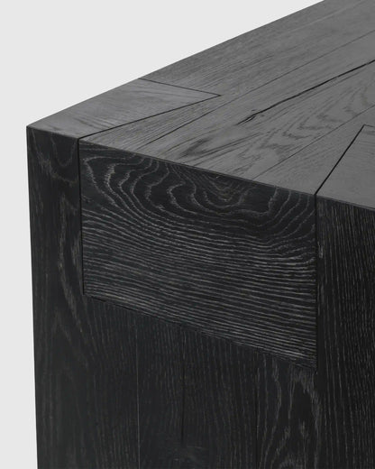 Reclaimed Oak Waterfall Console Table