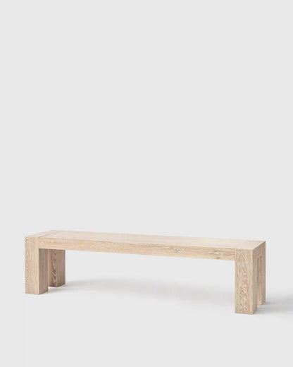 Reclaimed Oak Parsons Dining Bench