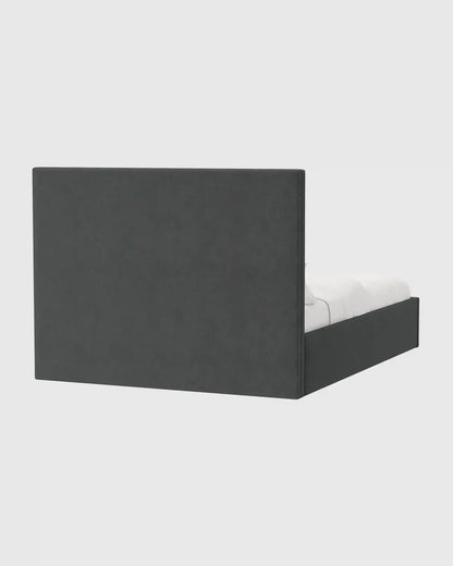 Square Bed in Performance Velvet
