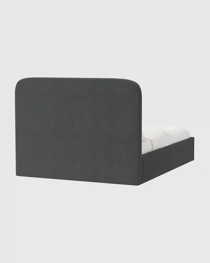 Curved Bed in Performance Velvet