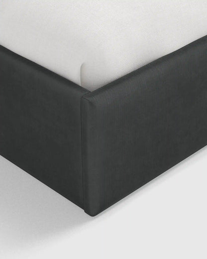 Curved Bed in Performance Velvet