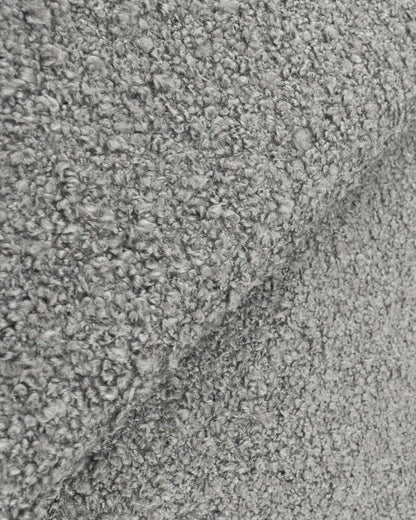 Plush Boucle Curved Bed