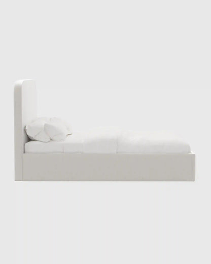 Curved Bed in Performance Velvet
