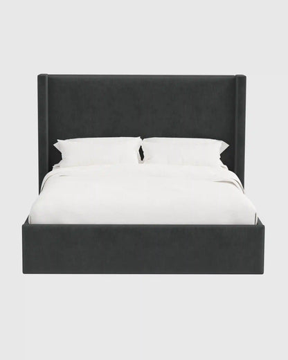 Wingback Bed in Performance Velvet