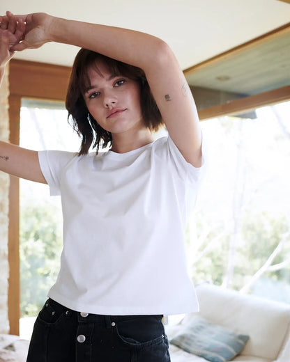 100% Organic Cotton Boxy Crewneck Tee (3-Pack)