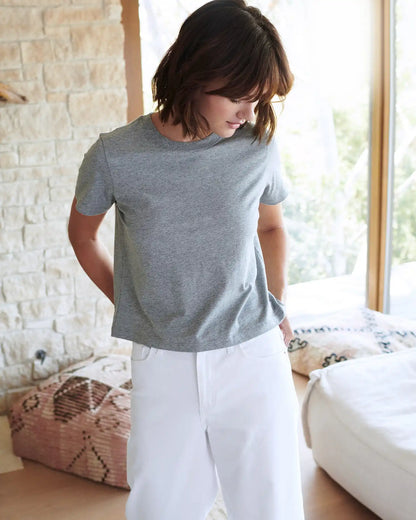 100% Organic Cotton Boxy Crewneck Tee (3-Pack)