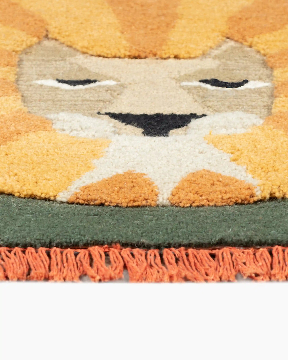 Playful Animals Hand-Tufted Wool Rug