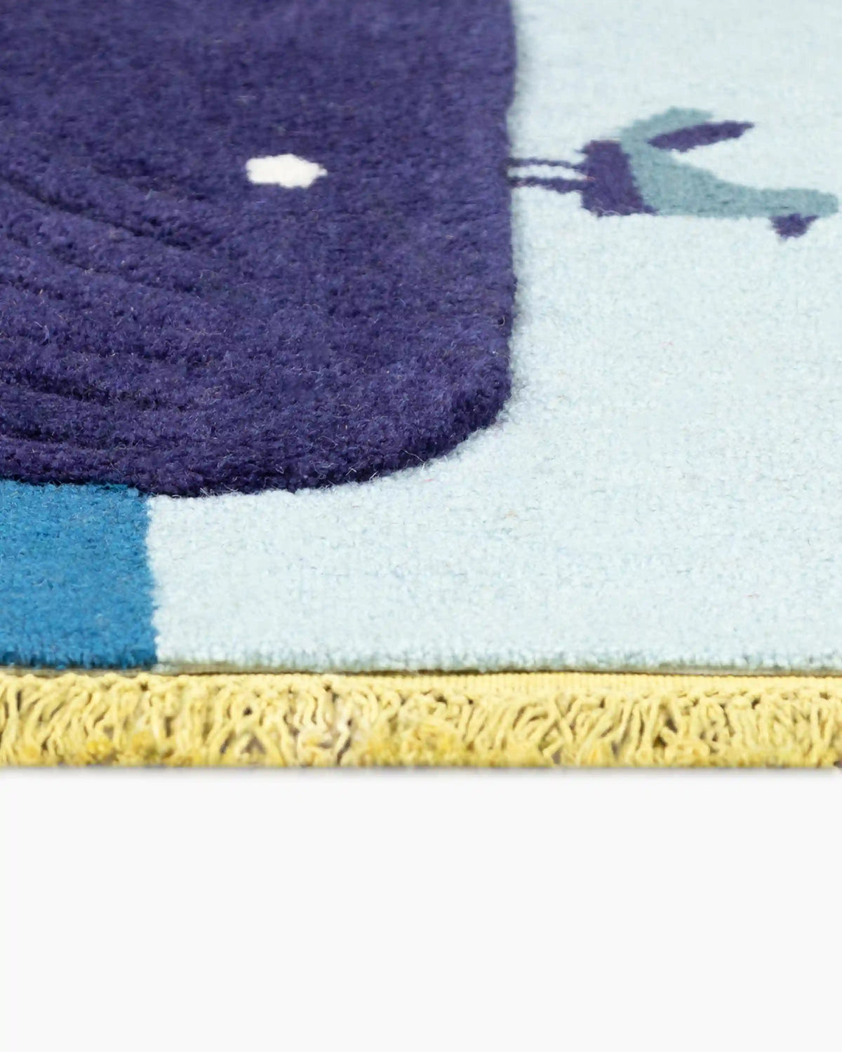 Playful Animals Hand-Tufted Wool Rug