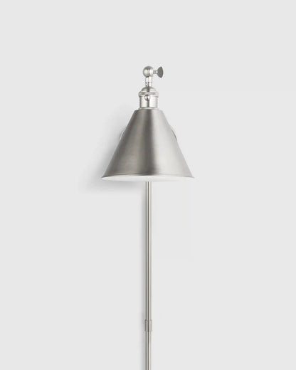 Articulating Single Arm Steel Wall Sconce
