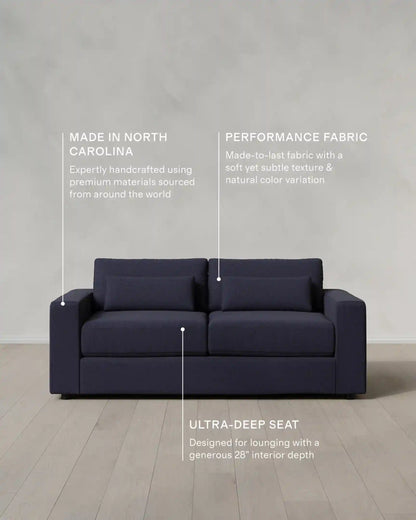 Ashford Deep Seat Sofa in Performance Basketweave