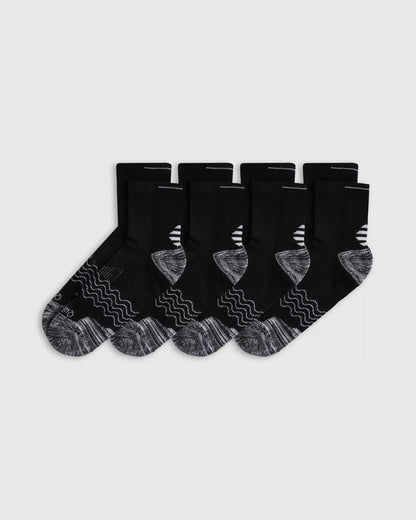Performance Running Quarter Socks (4-Pack)