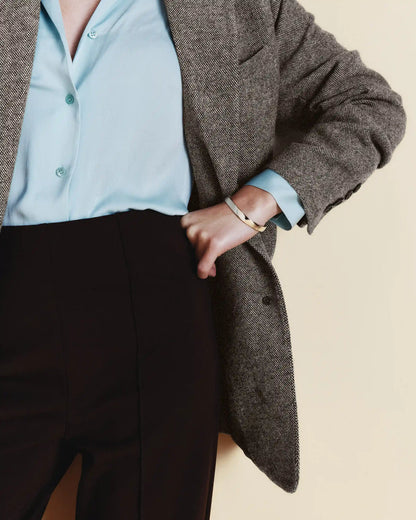 Italian Wool Oversized Blazer