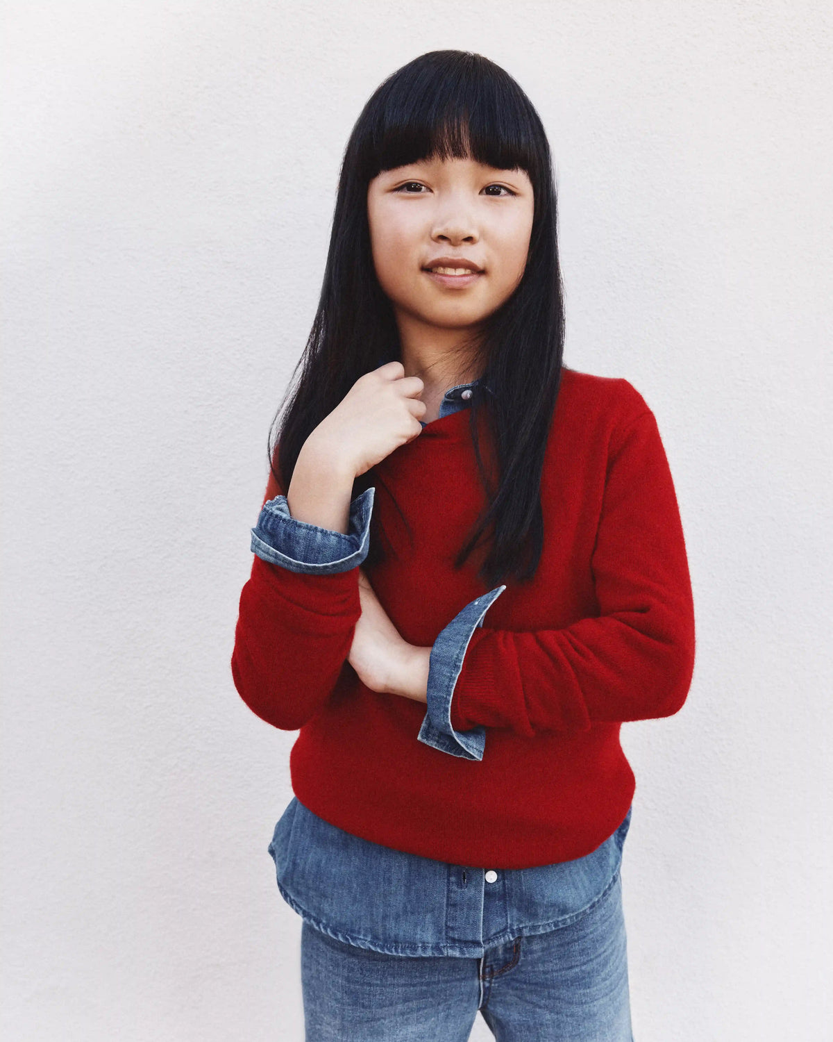 Washable Cashmere Crewneck Sweater