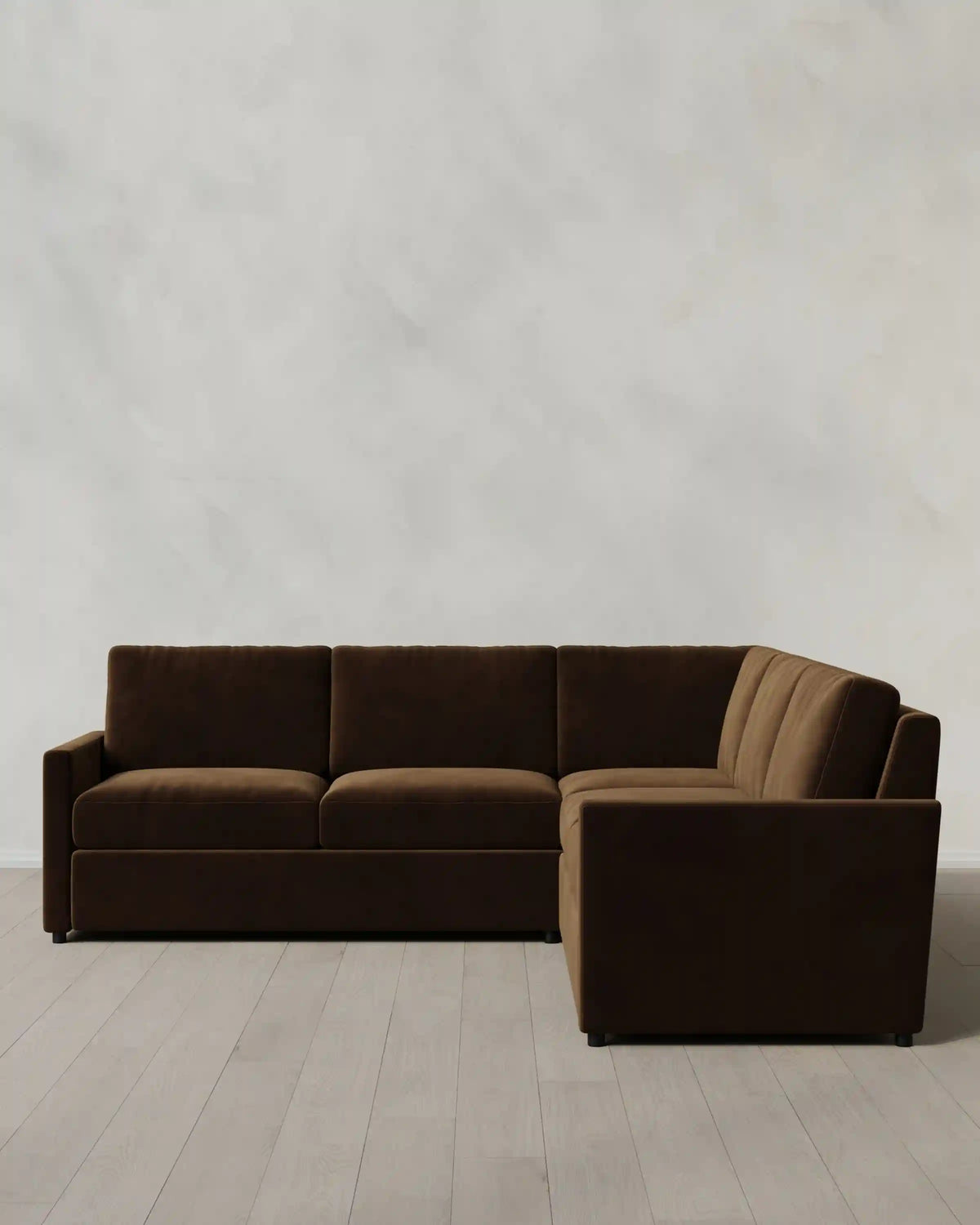 Brennan L Sectional in Performance Velvet