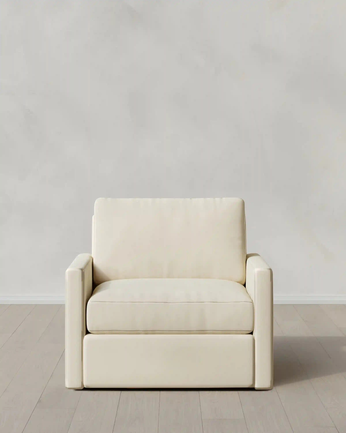 Brennan Swivel Chair in Performance Velvet