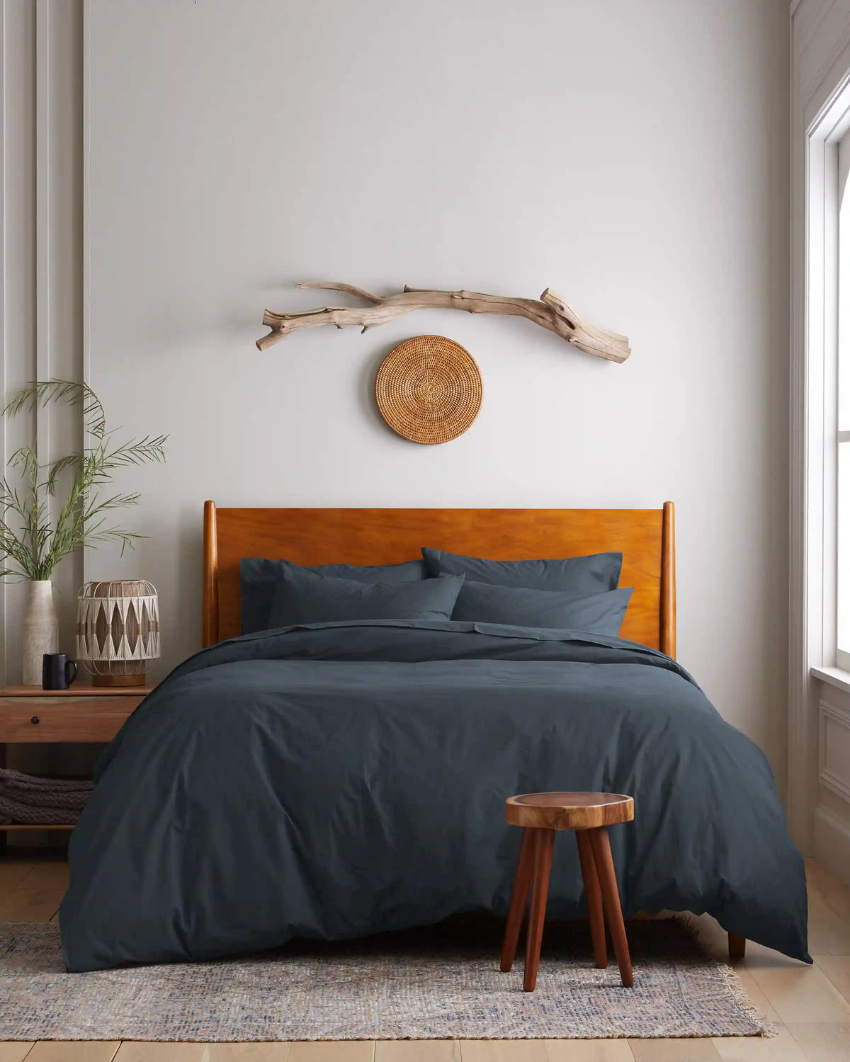 Organic Brushed Cotton Duvet Cover Set