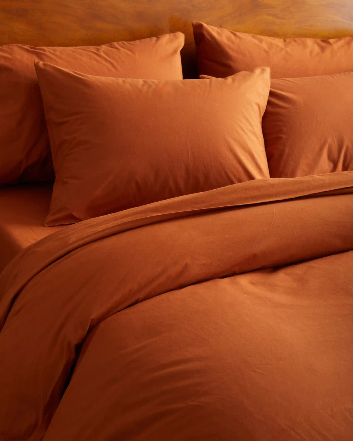 Organic Brushed Cotton Duvet Cover Set