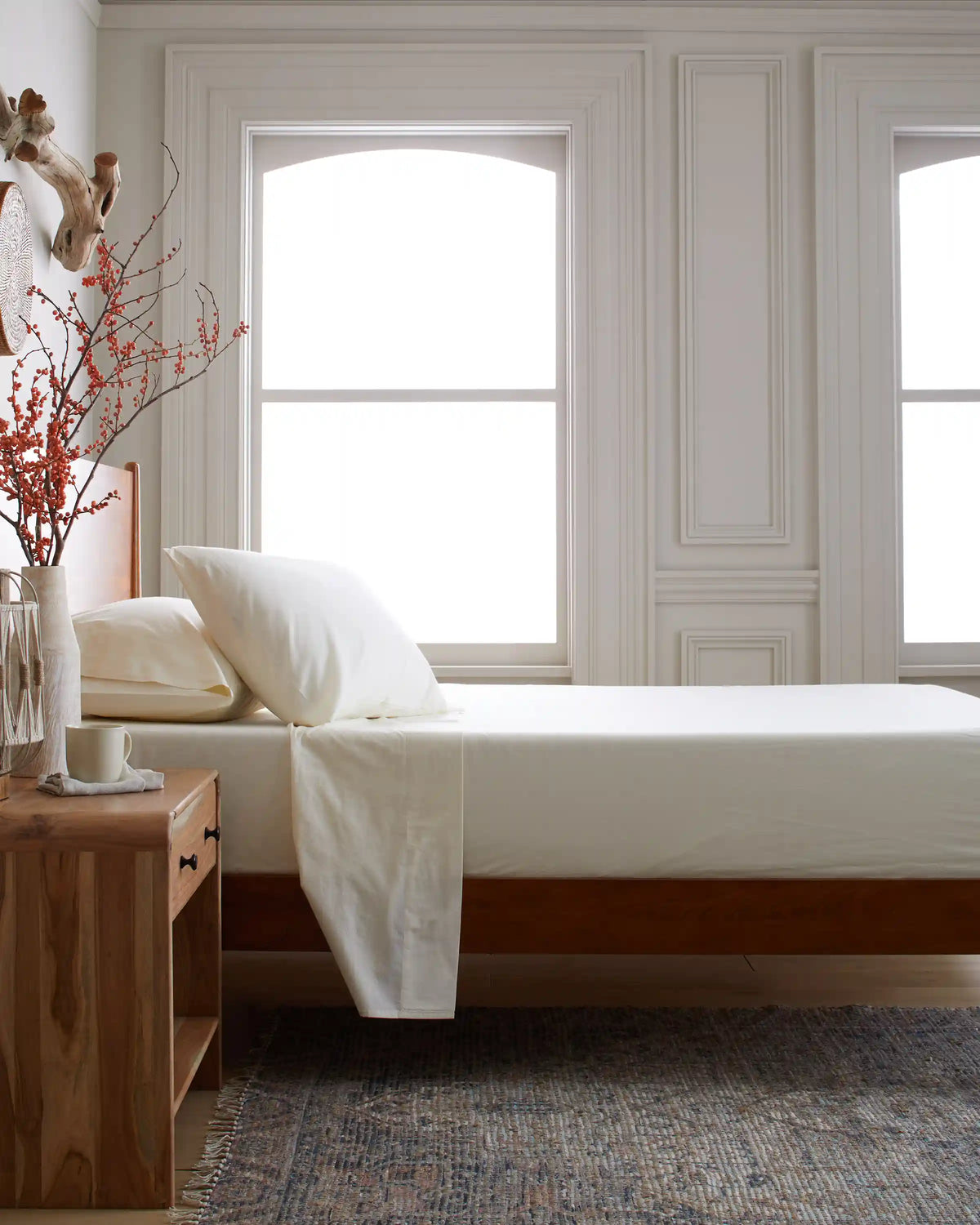 Organic Brushed Cotton Sheet Set