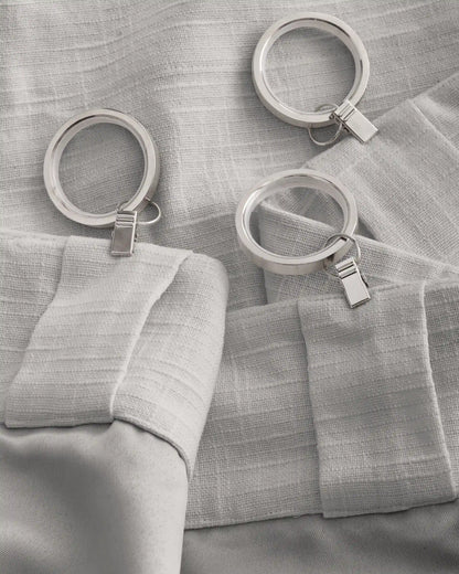 Cotton Slub Room Darkening Curtain - Single Panel