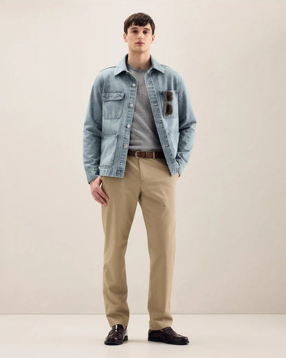 100% Organic Cotton Denim Chore Jacket